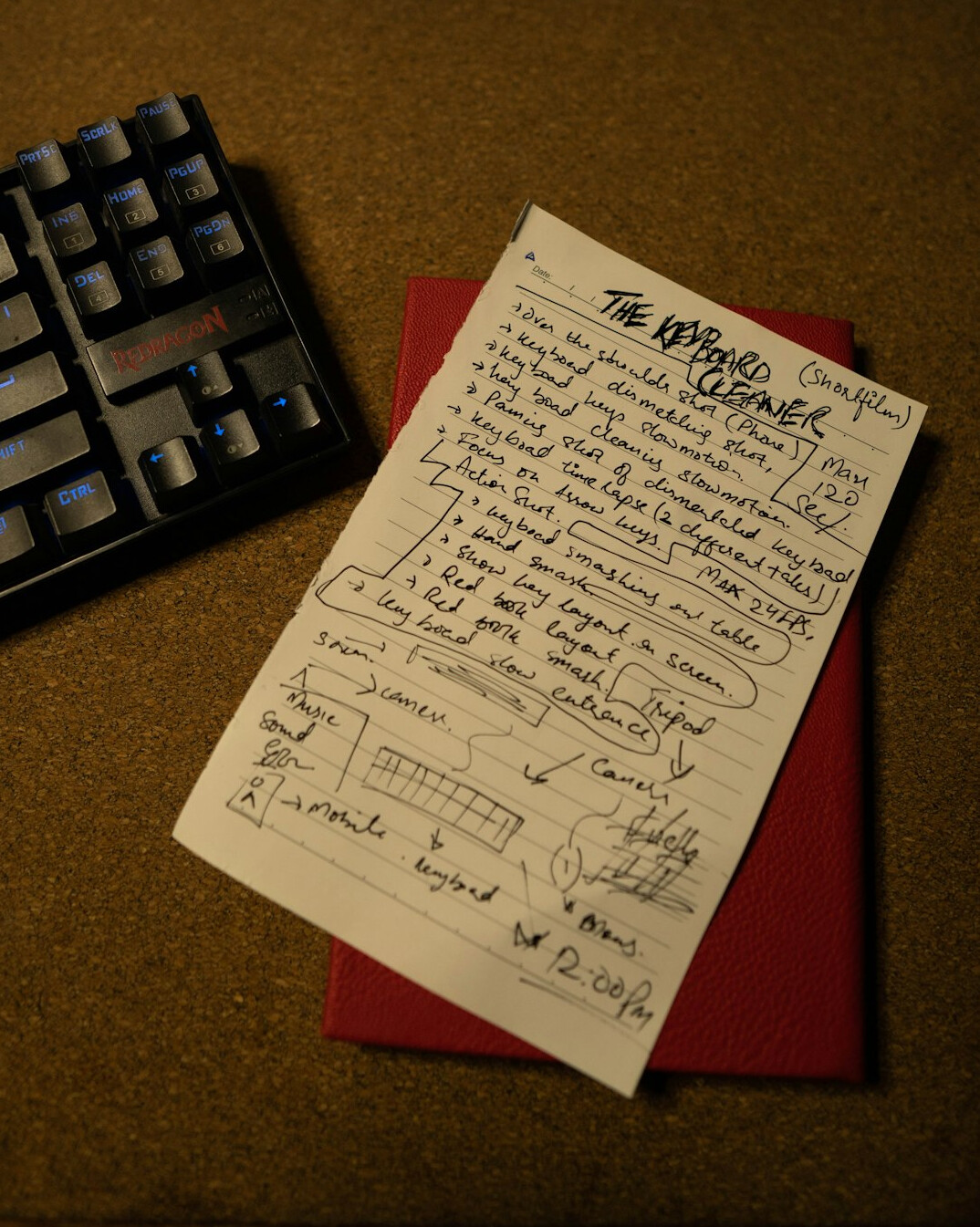 detective writing notes